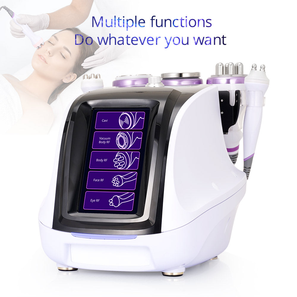 5 In 1 Ultrasonic Cavitation 40K Radio Frequency Radio Frequency Anti Cellulite Body Contouring Device