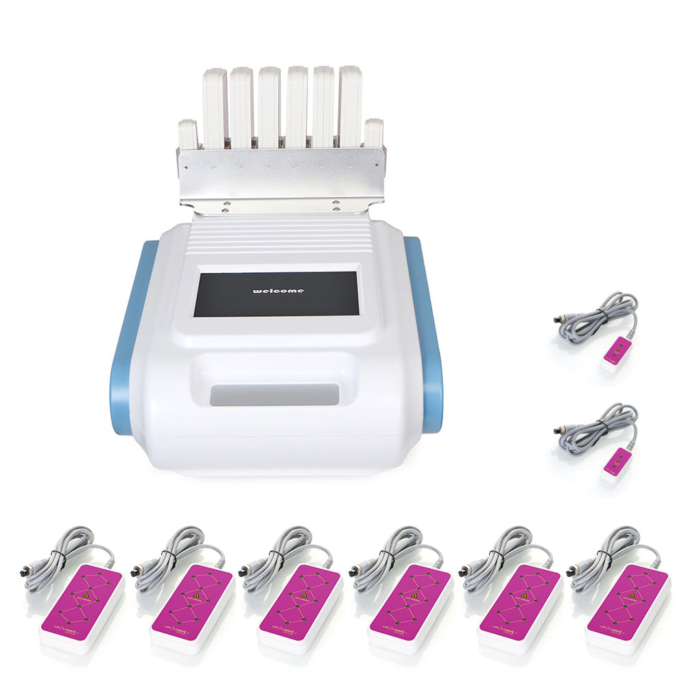 635&650nm 5mw LED Laser Body Slimming Shape Machine 6 Big +2 Small Paddles SPA - Suerbeaty