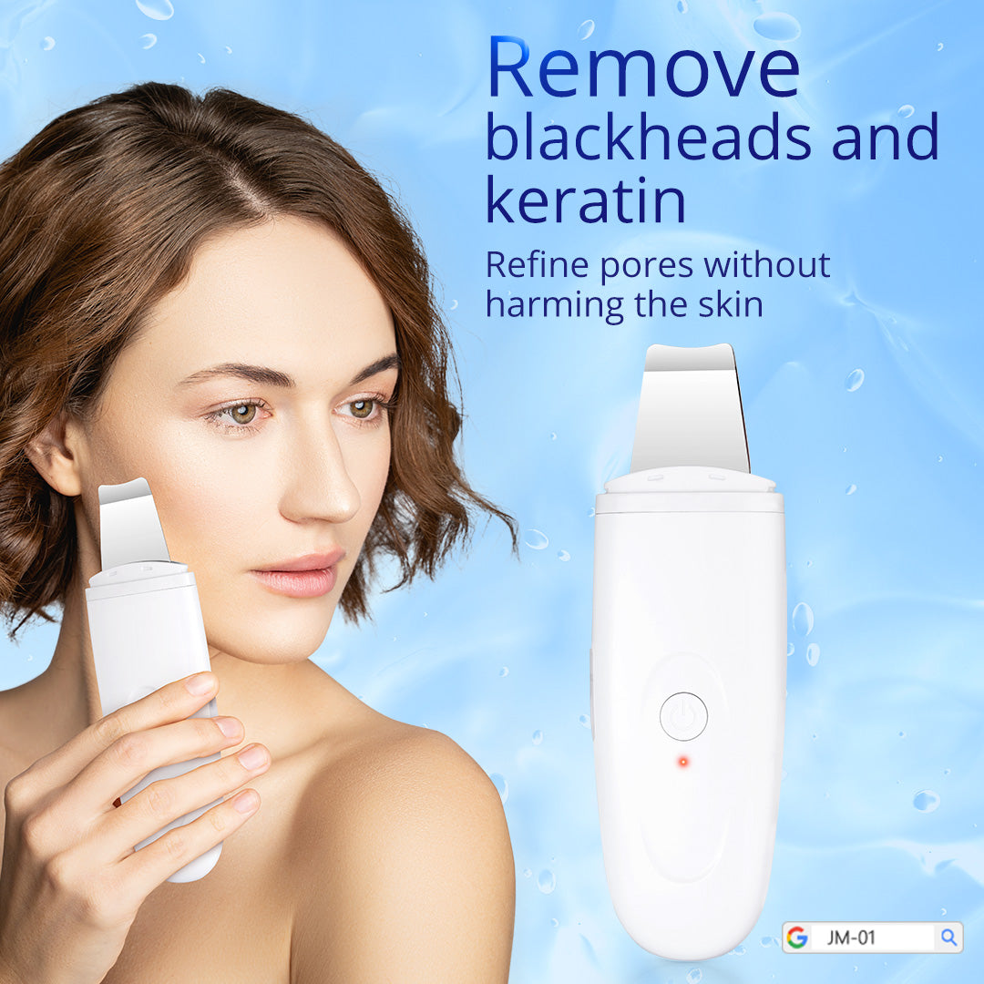 Handheld Ultrasonic Skin Scrubber Ion Device Lifting Tightening Cleaning - Suerbeaty