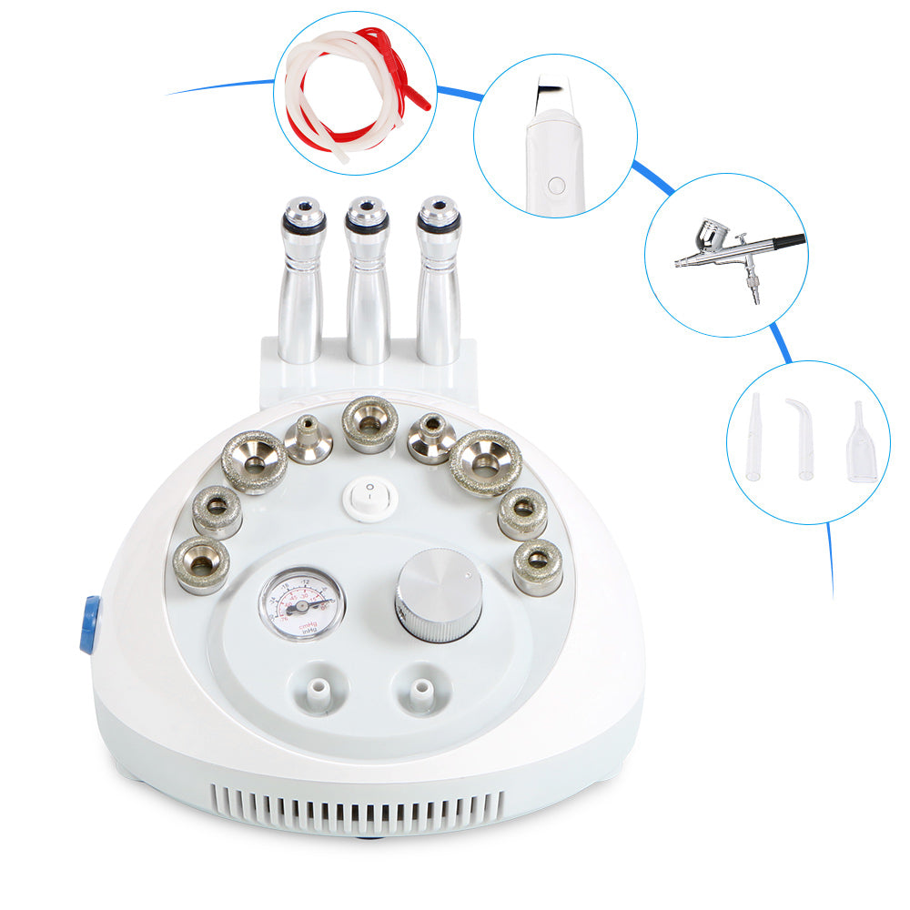 4 In 1 Dermabrasion Microdermabrasion Skin Scrubber Vacuum Skin Care Machine - Suerbeaty