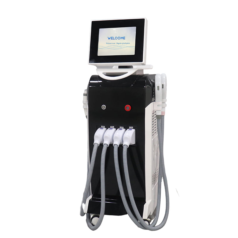 E-light SHR RF YAG Laser 360 Skin Care System Hair Removal Freckle Tattoo Wrinkle Reduction Beauty Machine - Suerbeaty