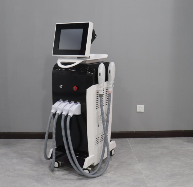 E-light SHR RF YAG Laser 360 Skin Care System Hair Removal Freckle Tattoo Wrinkle Reduction Beauty Machine - Suerbeaty