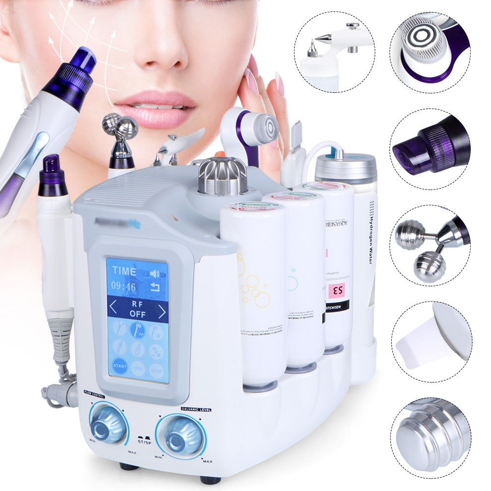 5 in1 Hydro Dermabrasion Scrubber Oxygen Spray Facial Device - Suerbeaty