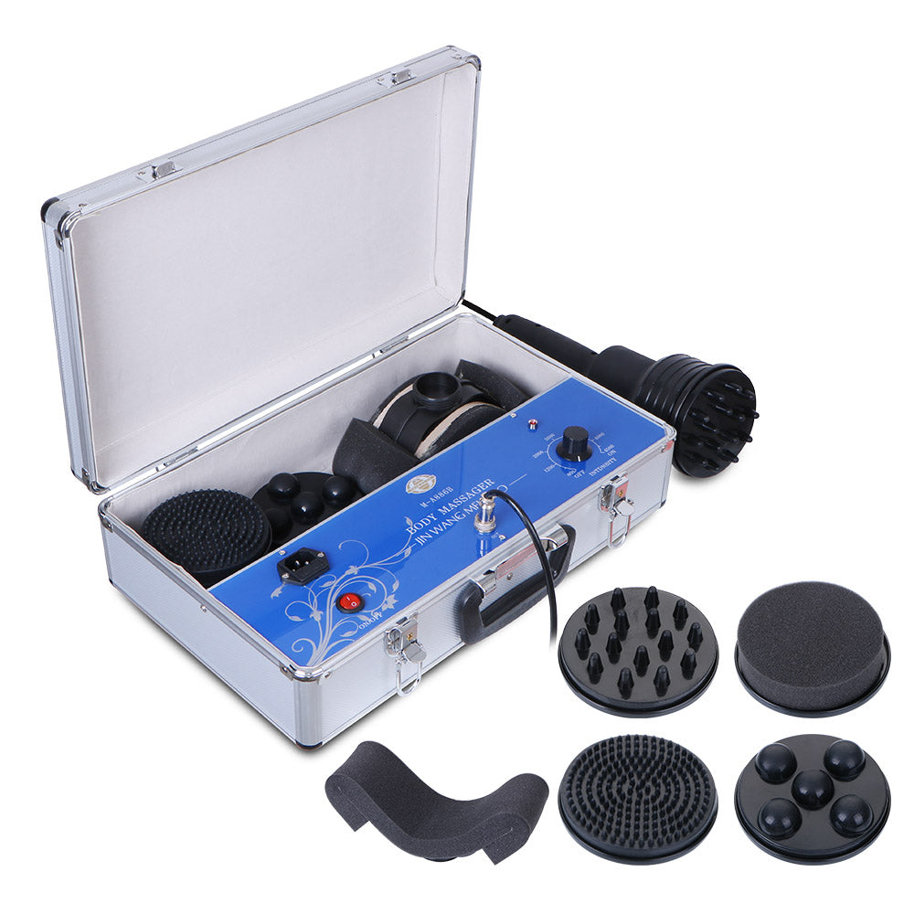 5 In 1 Body Massage Fat Loss Vibrate Machine With Five Massage Heads - Suerbeaty