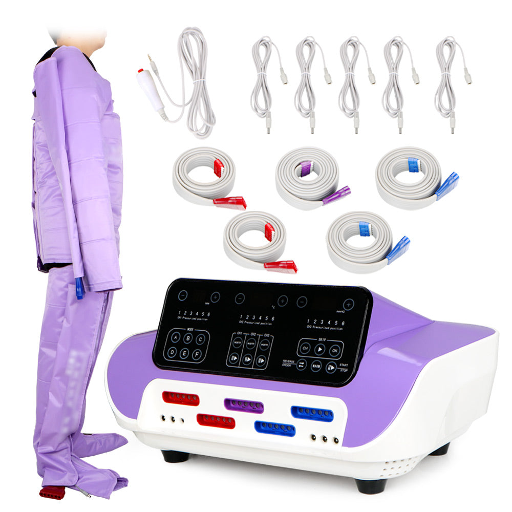 Air Pressure Suit Far Infrared Lymph SPA Weight Loss Pressotherapy Slim Machine - Suerbeaty