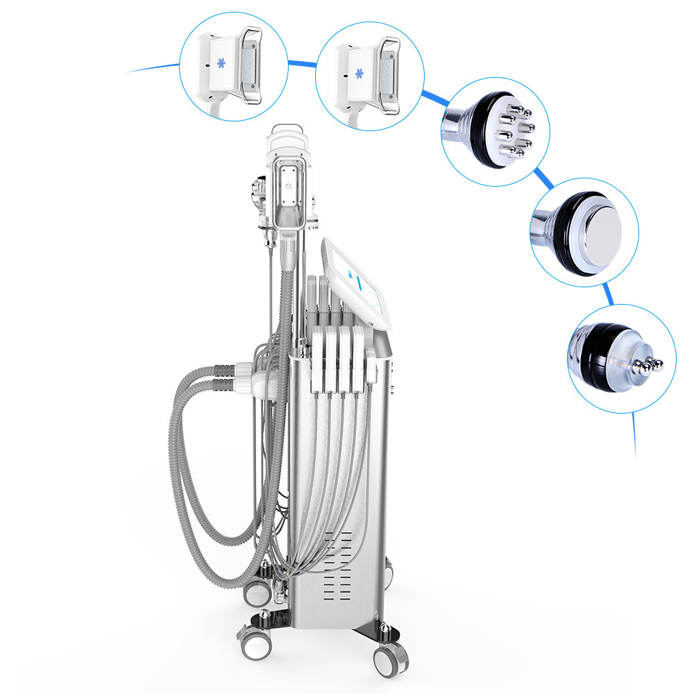 Ultrasonic Cavitation RF Dual Fat Freeze Handles Vacuum Slimming Laser Machine Spa - Suerbeaty