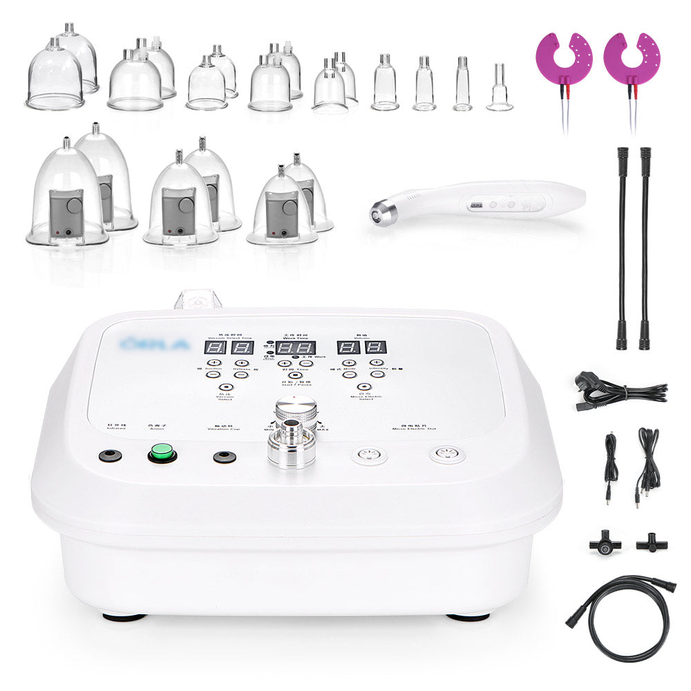 New Breast Enlarge Virbrating Vacuum Cupping Machine +Breast Dailysis Tester - Suerbeaty