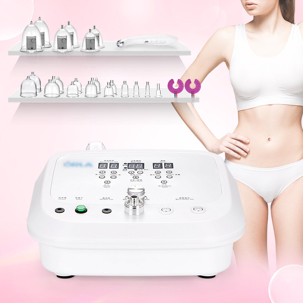 New Breast Enlarge Virbrating Vacuum Cupping Machine +Breast Dailysis Tester - Suerbeaty