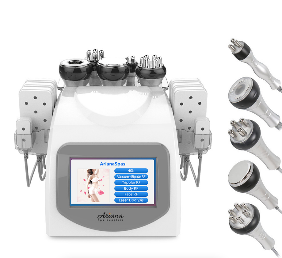 US STOCK 6in1 Vacuum Cavitation Machine With Logo - Suerbeaty