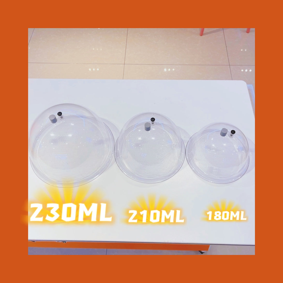 230ML/210ML/180ML Vacuum Cups for Butt Lifting Machine - Suerbeaty