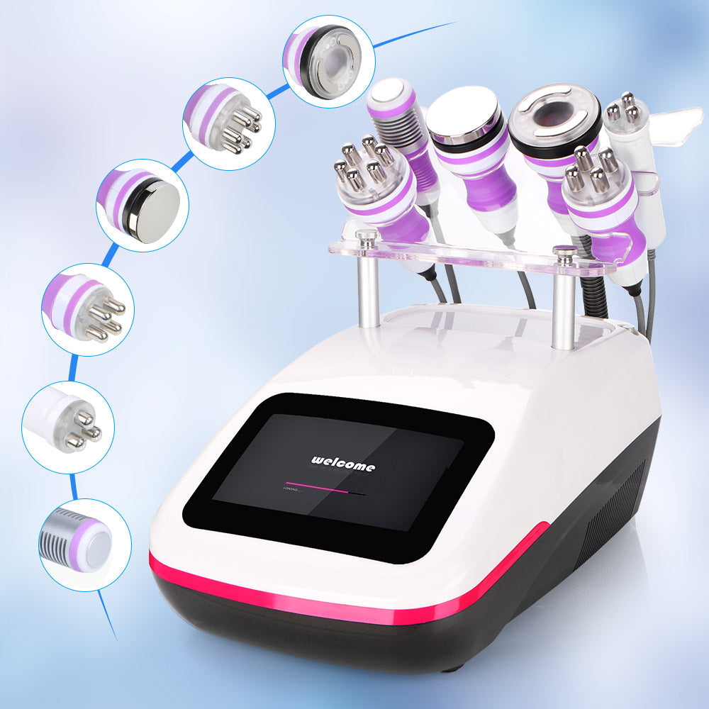 Newest 6 In1 Unoisetion Cavitation 40Khz RF Vacuum Cold Slimming Beauty Machine - Suerbeaty