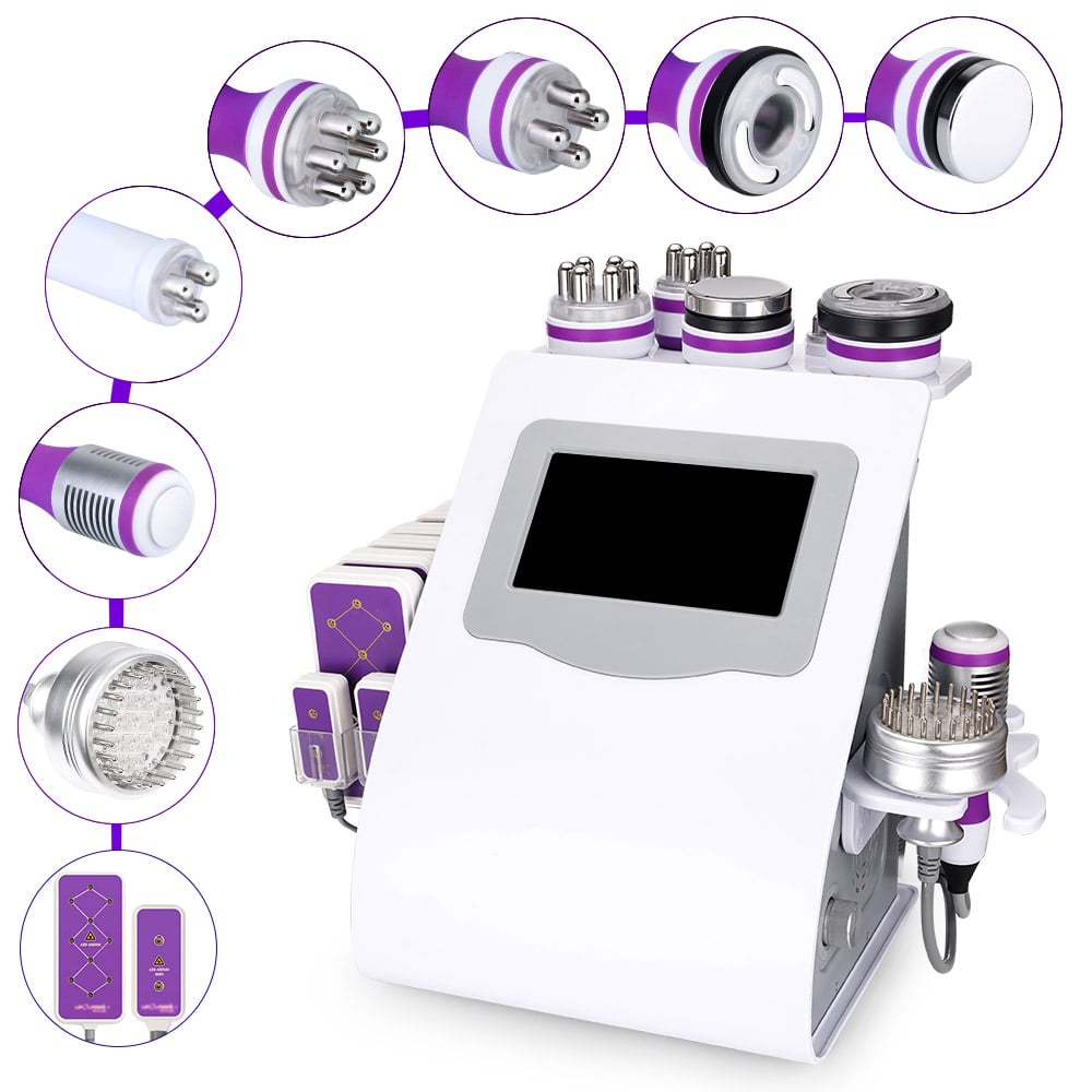 9 In 1 Ultrasonic Cavitation Body Sculpting Machine with Lipo laser