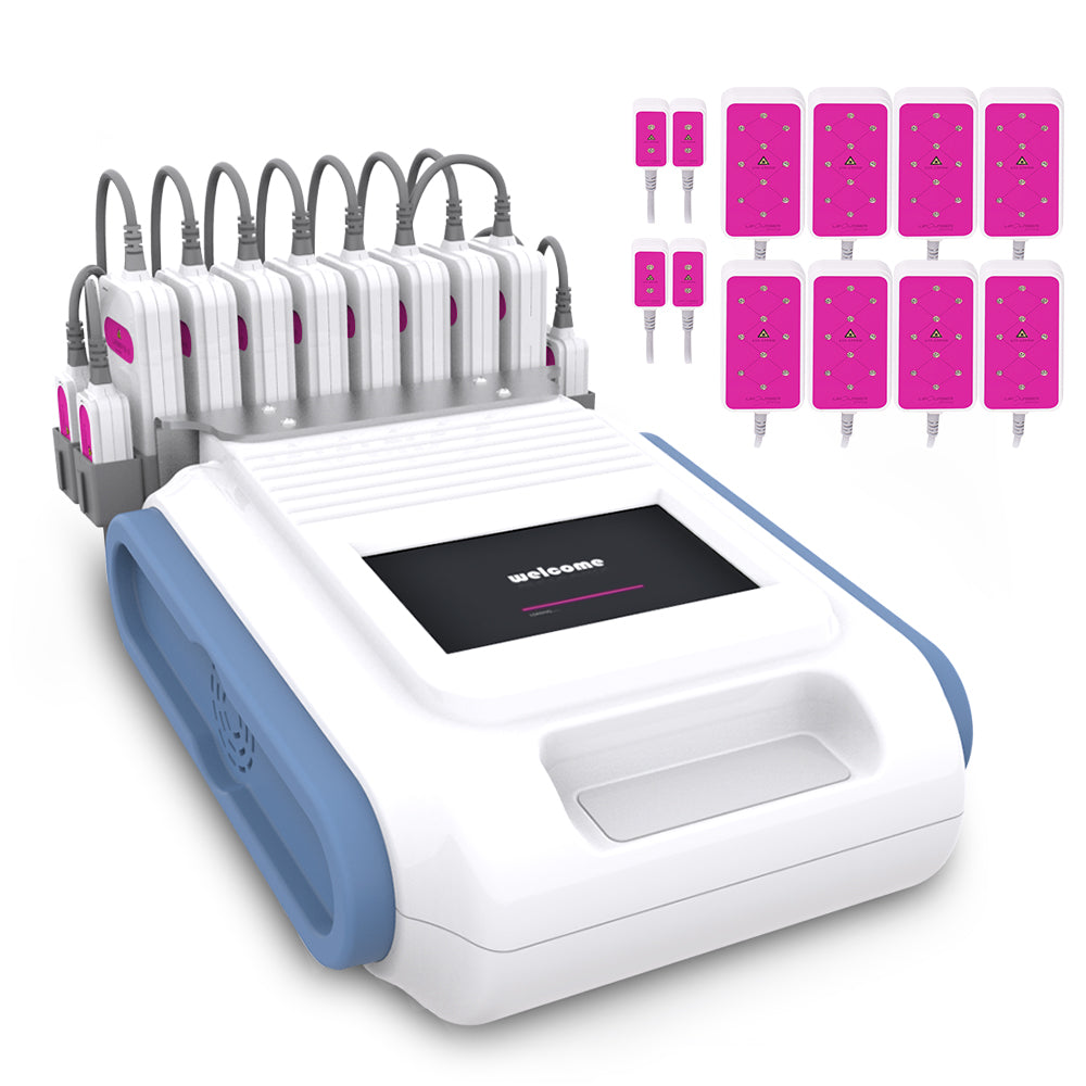 5mw Lipo Sculpting 8 Big Paddles+4 Small Paddles Diode Led Laser Body Slimming Machine Shape SPA - Suerbeaty