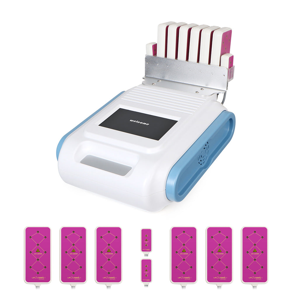635&650nm 5mw LED Laser Body Slimming Shape Machine 6 Big +2 Small Paddles SPA - Suerbeaty
