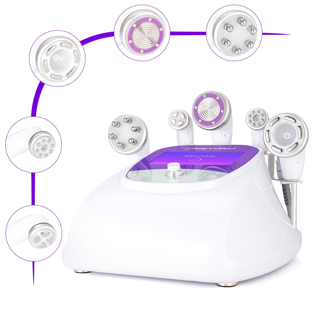 New Design 60K 5 In 1 Ultrasonic Cavitation 2.5 Weight Loss RF Vacuum Photon Machine - Suerbeaty
