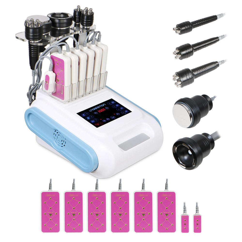 Unoisetion 40K CavitationBipolar 3D RF  Quadrupole Vacuum Slimming Machine - Suerbeaty