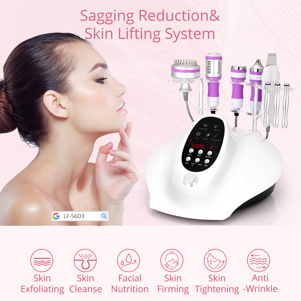 6 IN 1 Face Ultrasonic Photon & Micro Current Hot&Cold Beauty Machine - Suerbeaty