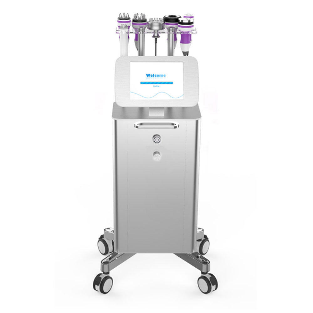 8 In1 Unoisetion Cavitation 2.0 Radio Frequency Vacuum Cold Hot Hammer Body Slimming Beauty Machine