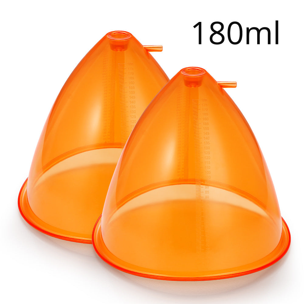 XXL 180ML Cups Orange/ Pink/Purple/Transparent for Cupping Therapy Butt Lifting