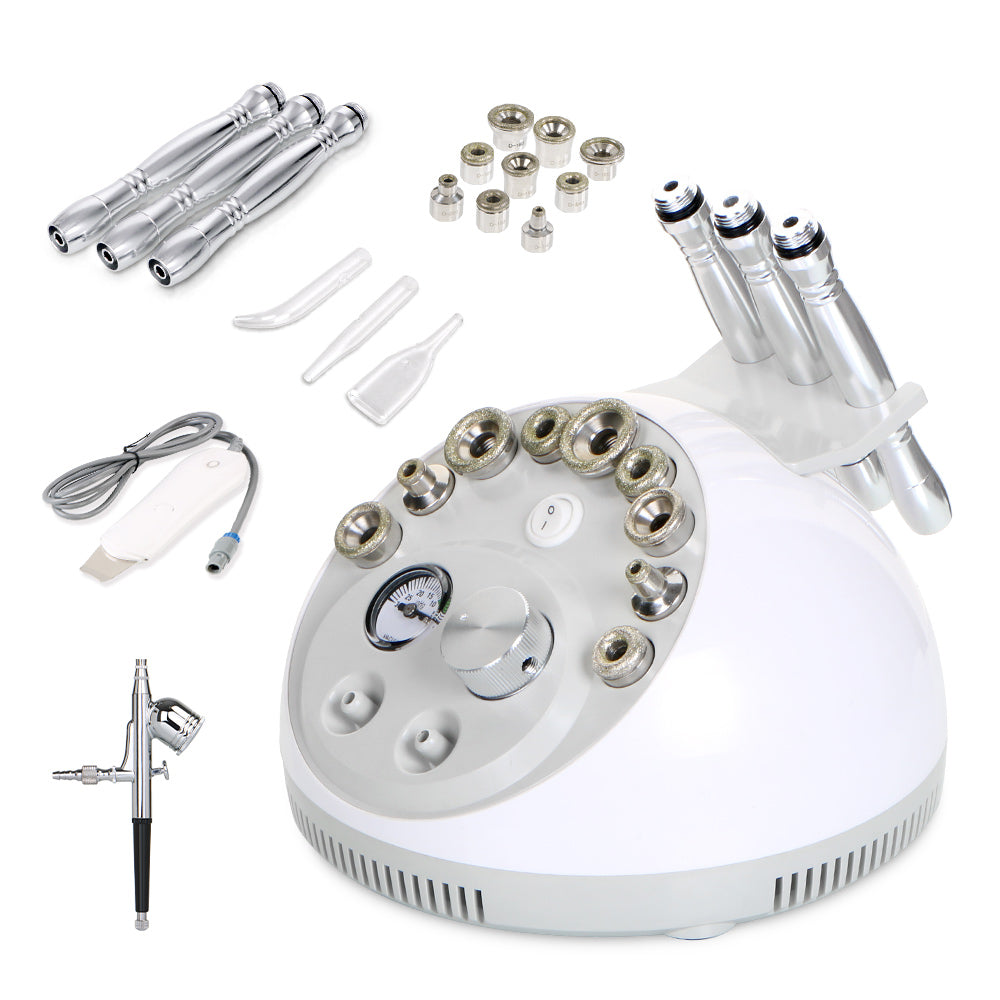 4 In 1 Dermabrasion Microdermabrasion Skin Scrubber Vacuum Skin Care Machine - Suerbeaty