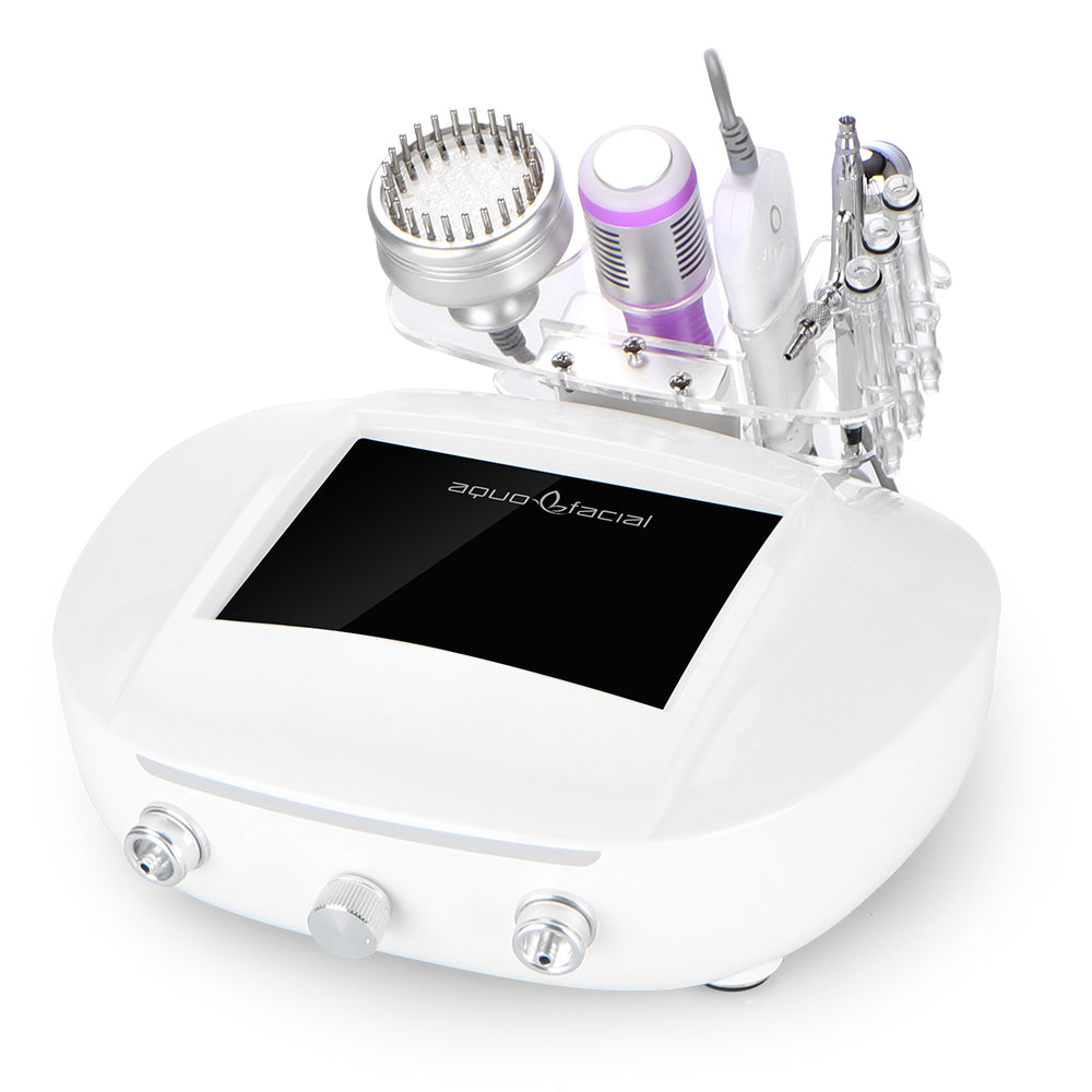 New Coming 5 in 1 Ultrasonic Skin Scrubber Photon Microdermabrasion Sprayer Cooling Machine - Suerbeaty