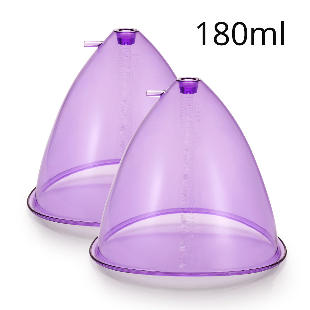 XXL 180ML Cups Orange/ Pink/Purple/Transparent for Cupping Therapy Butt Lifting