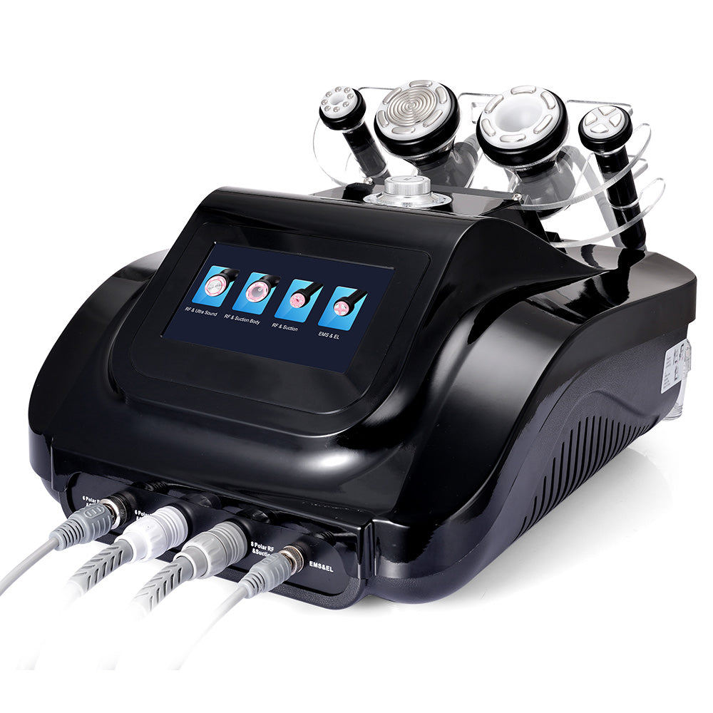 Black 30K Ultrasound Cavitation&RF Machine Body Sculpting S Shape - Suerbeaty
