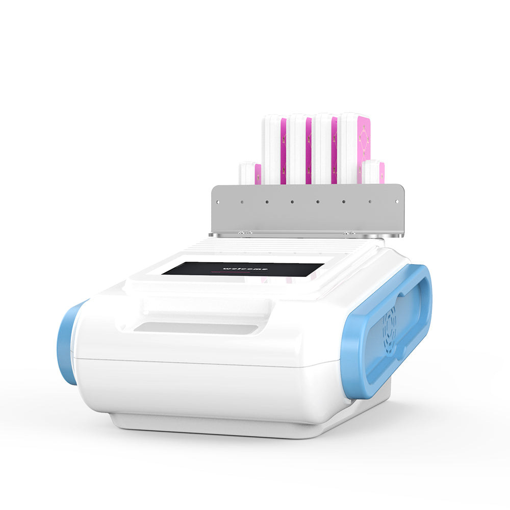 Professinal 4 Big+2 Small Paddles 160mw LED Lipo Laser Machine Body Shape Slimming - Suerbeaty