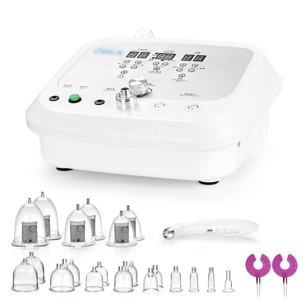 New Breast Enlarge Virbrating Vacuum Cupping Machine +Breast Dailysis Tester - Suerbeaty