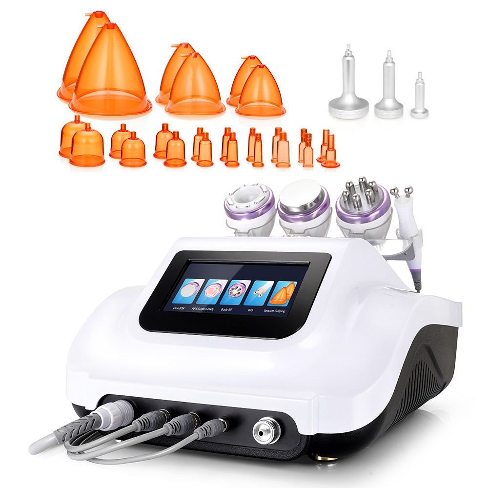 New 80k Cavitation RF Face Lift Weight Loss Vacuum Cupping Therapy Machine - Suerbeaty