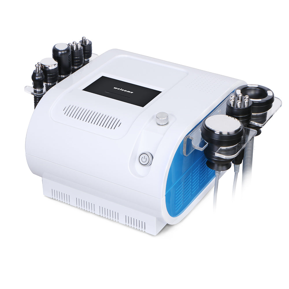 8 In1 Unoisetion 40Khz Cavitation RF Radio Frequency Vacuum Hot Cold Hammer Bio Slimming Machine - Suerbeaty