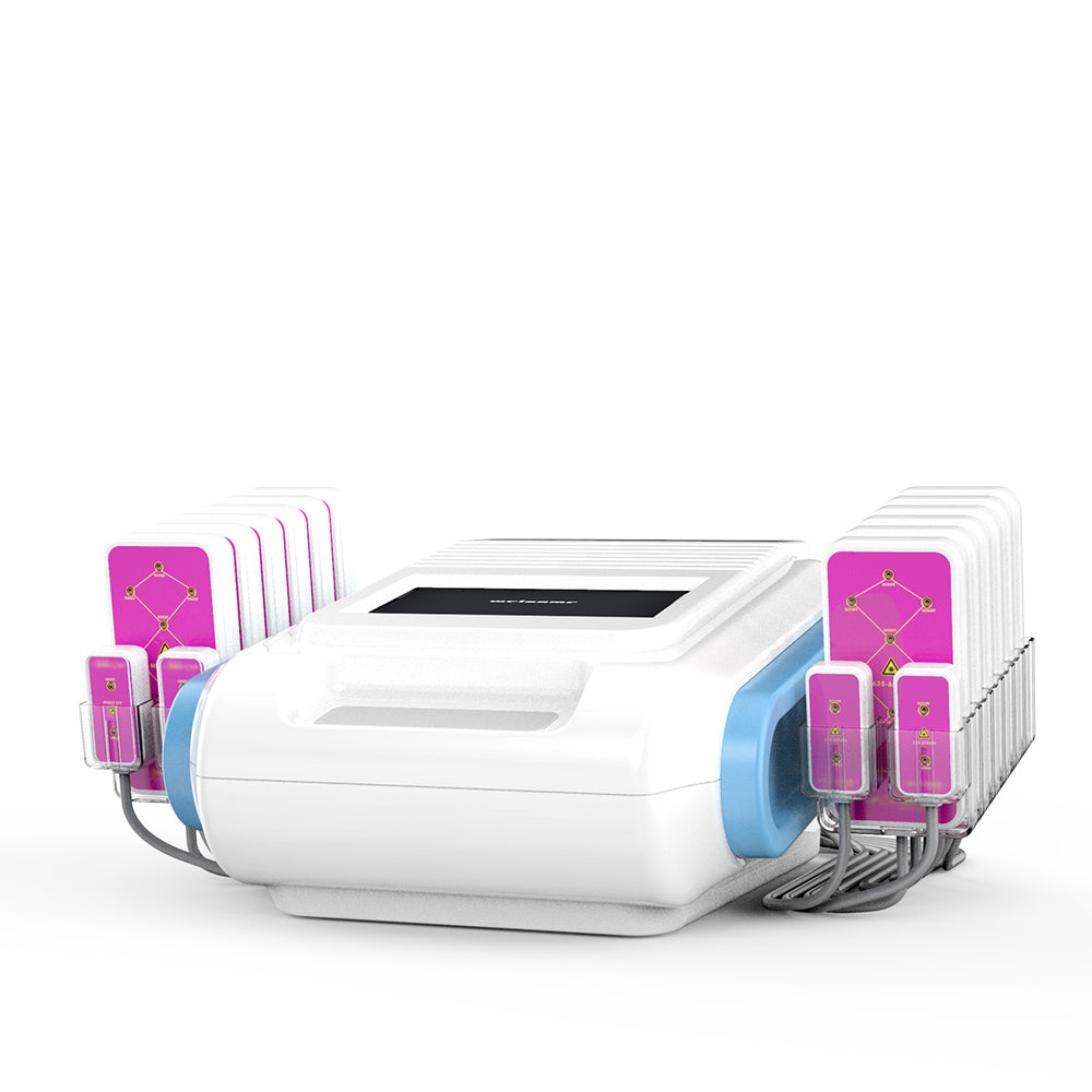 160mw LLLT  LED Laser 2.0 Weight Loss Fat Burning Removal 12 Big+4 Small Pads - Suerbeaty