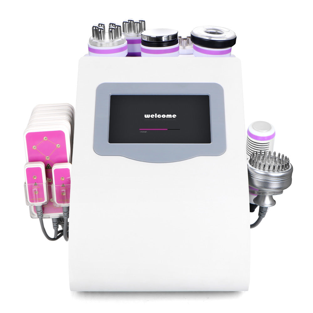 40K Unoisetion Cavitation RF Vacuum Suction Micro Current Beauty Machine - Suerbeaty