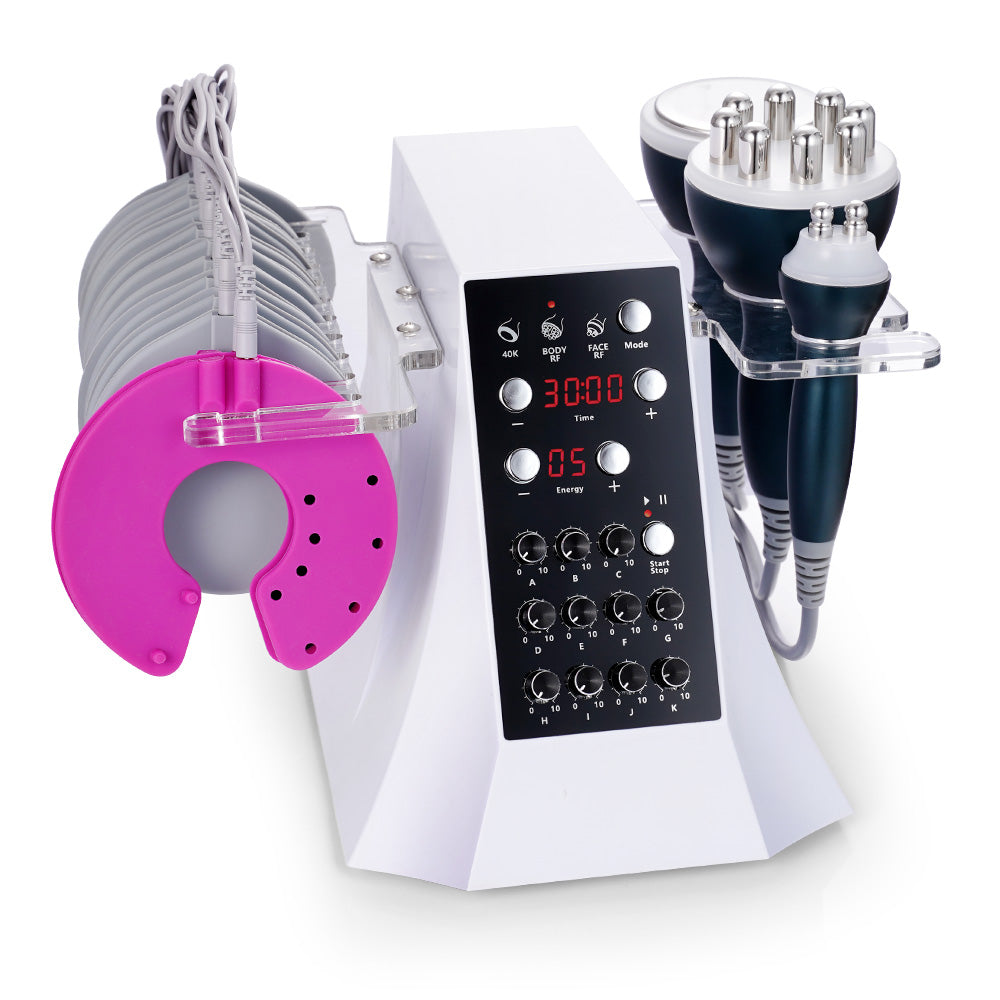 4IN1 EMS+ 40K Cavitation+ RF Body Slimming Muscle Building Machine - Suerbeaty