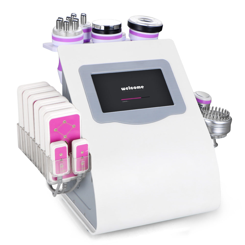 40K Unoisetion Cavitation RF Vacuum Suction Micro Current Beauty Machine - Suerbeaty