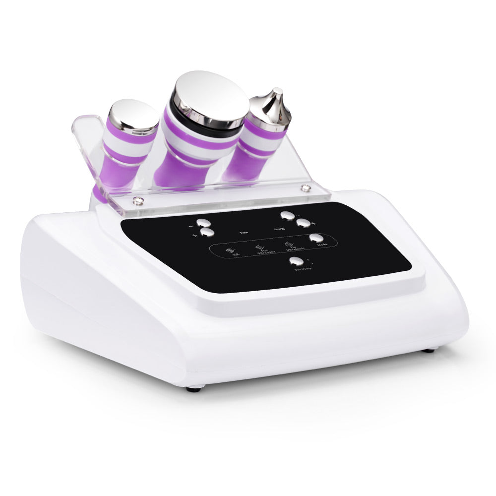 3 Probes Ultrasound Cavitation Facial Body Skin Massager Therapy Beauty Machine - Suerbeaty