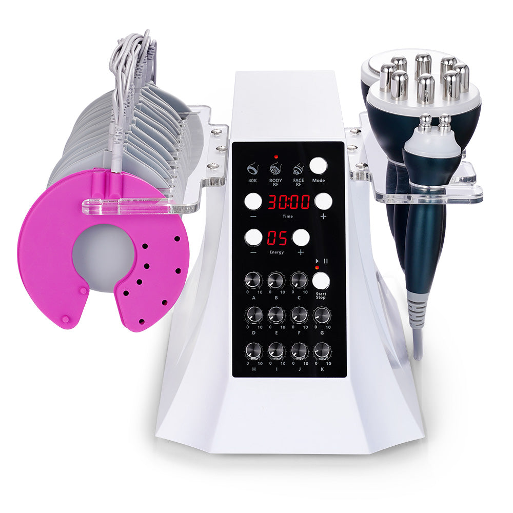 4IN1 EMS+ 40K Cavitation+ RF Body Slimming Muscle Building Machine - Suerbeaty