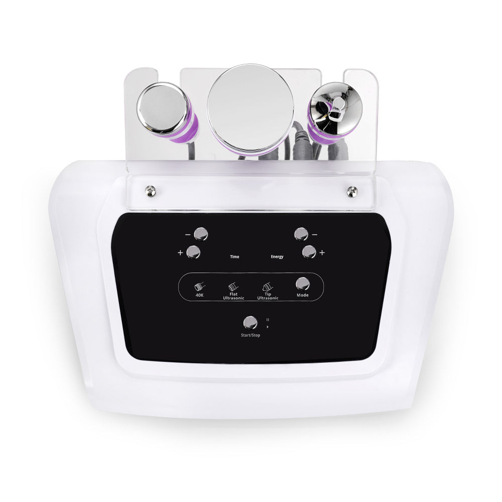3 Probes Ultrasound Cavitation Facial Body Skin Massager Therapy Beauty Machine - Suerbeaty