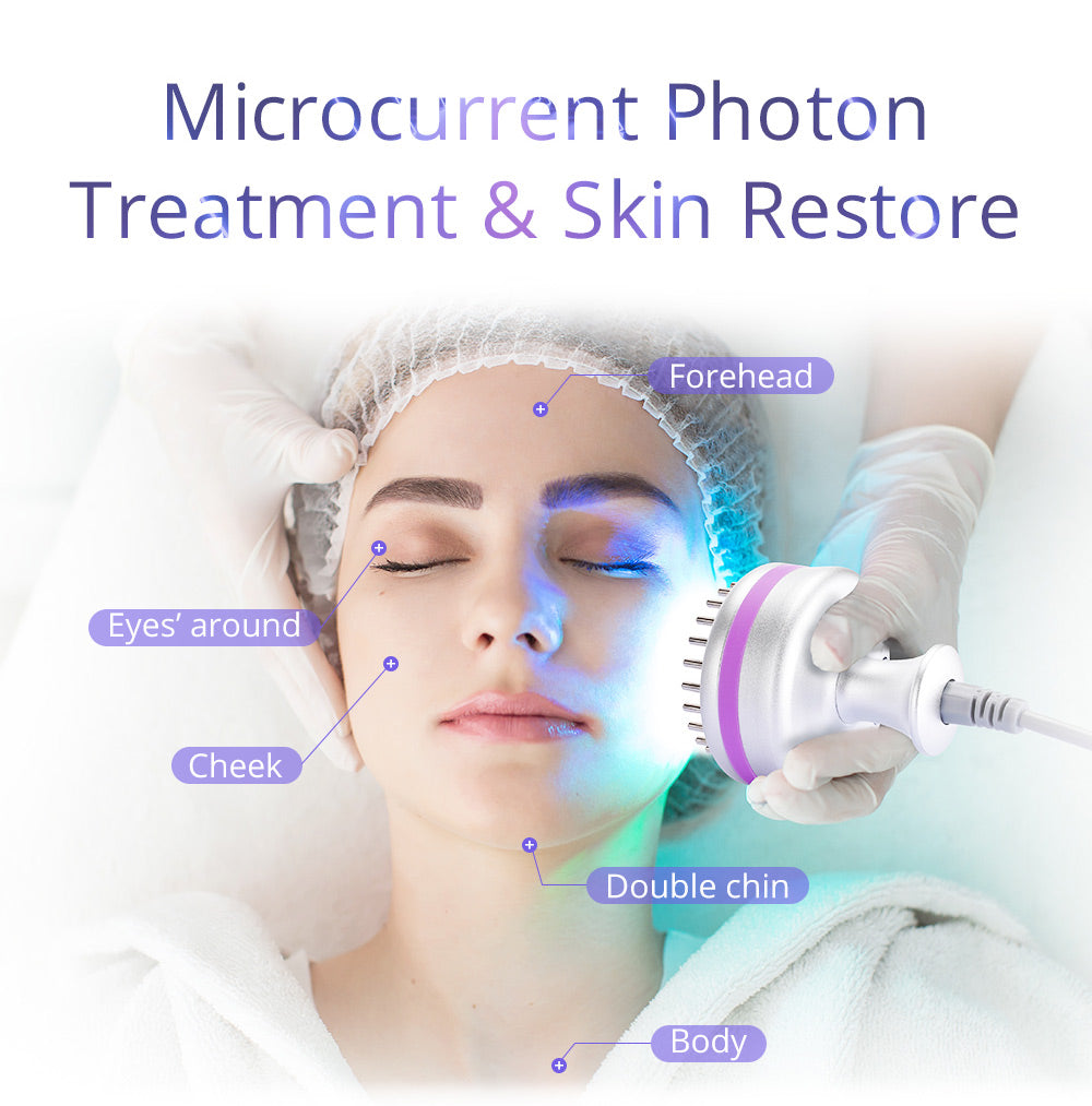 9 IN 1 Cavitation 2.5 Ultrasonic 40K RF Ultrasound Skin Care Lifting Body Slimming Cellulite Reduction Machine - Suerbeaty