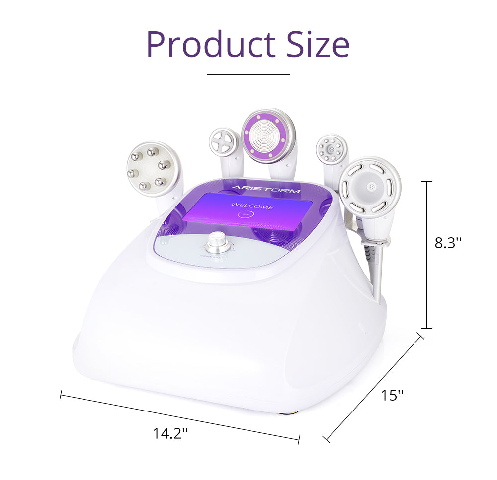 New Design 60K 5 In 1 Ultrasonic Cavitation 2.5 Weight Loss RF Vacuum Photon Machine - Suerbeaty