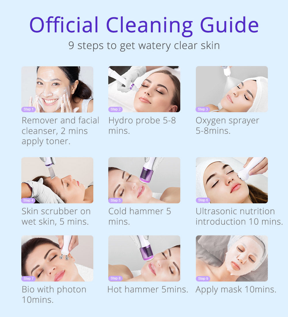 6In1 Hydro Facial Skin Care Equipement Facial Tigthening Beauty Machine - Suerbeaty