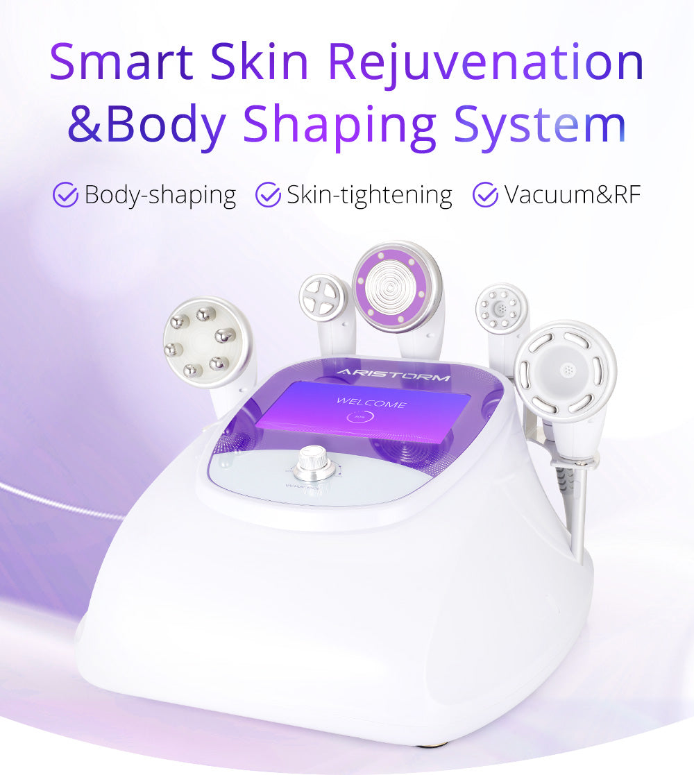 New Design 60K 5 In 1 Ultrasonic Cavitation 2.5 Weight Loss RF Vacuum Photon Machine - Suerbeaty