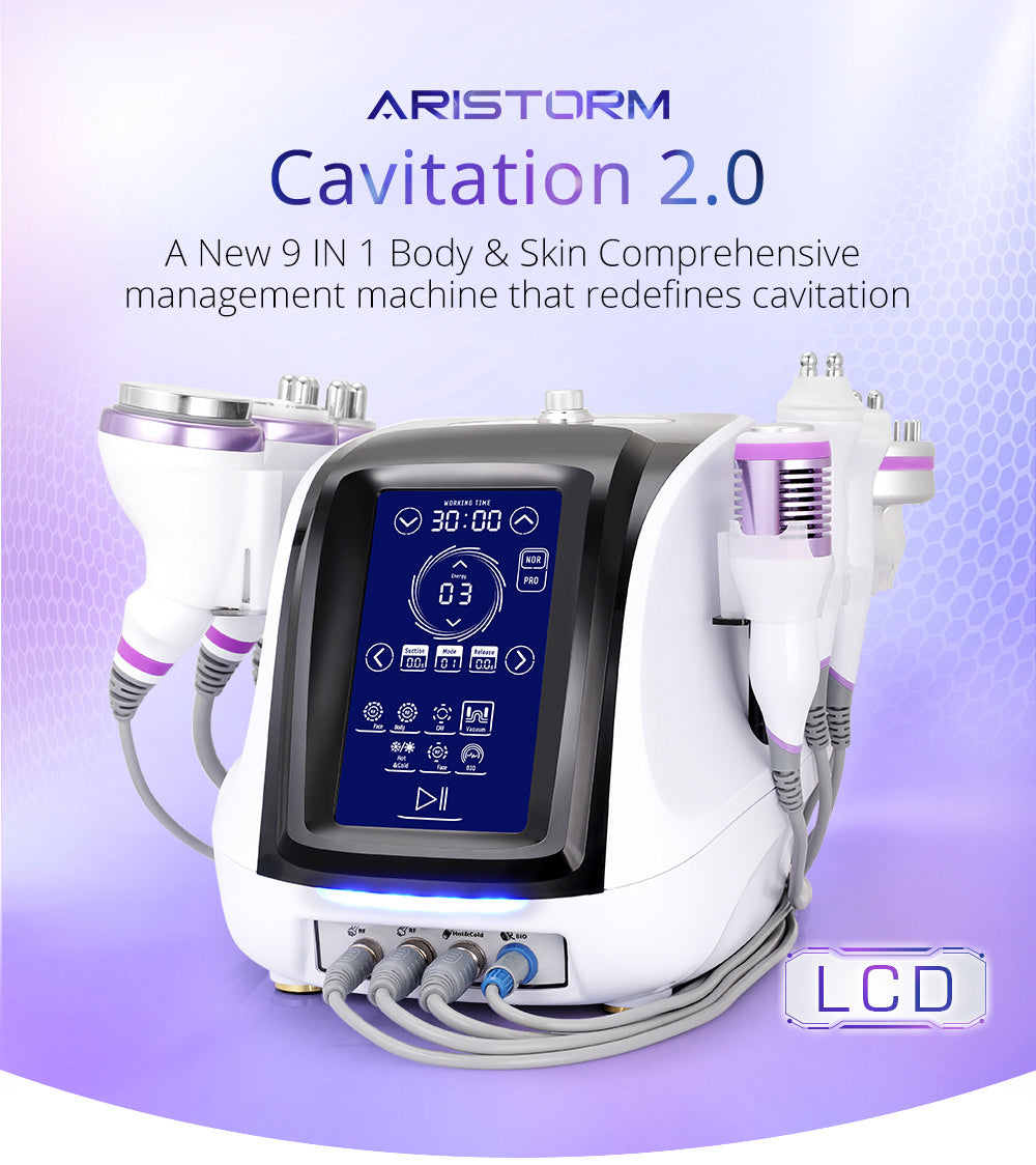 New Ultrasonic 8 In 1 40K Cavitation Body Sculpting Facial Lifting Tightening Spa Machine - Suerbeaty