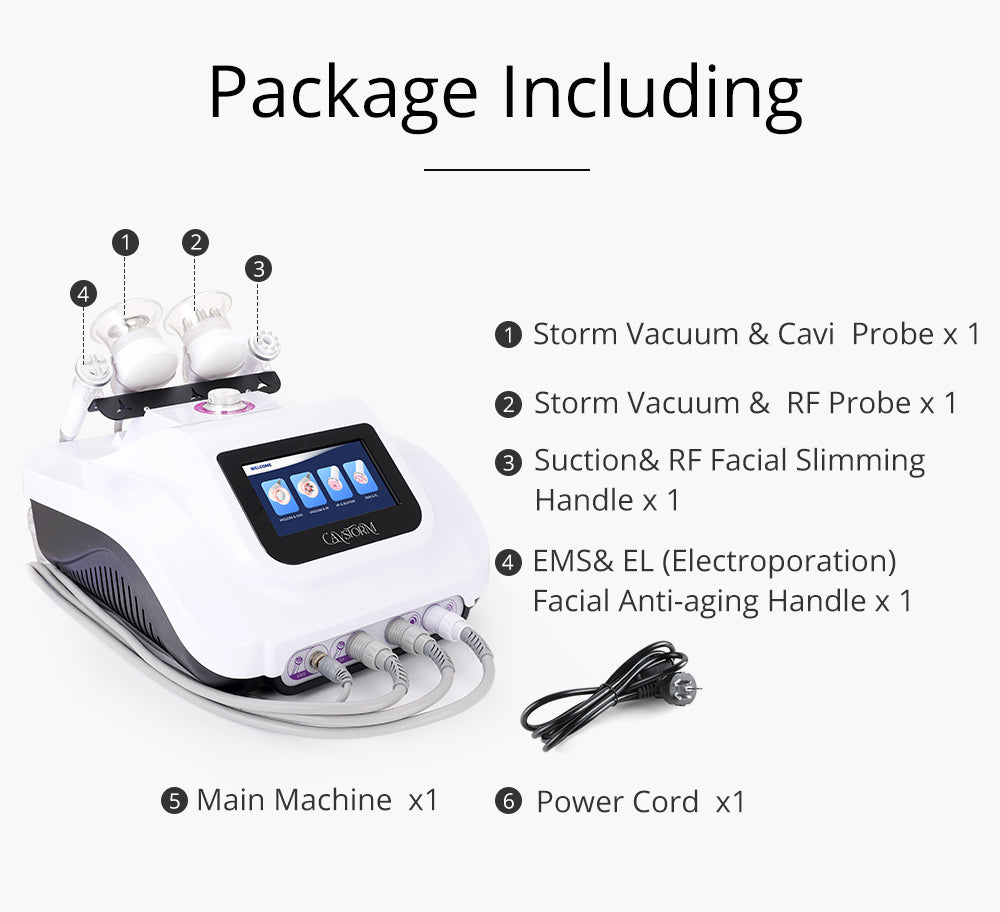 Cavstorm Cavitation 3.0 Vacuum RF Body Slimming EMS Face Lifting Machine - Suerbeaty