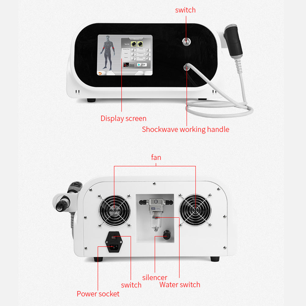 2021 Newest Shockwave Machine Muscle Relax Joint Pain Relief Body Shape Machine - Suerbeaty