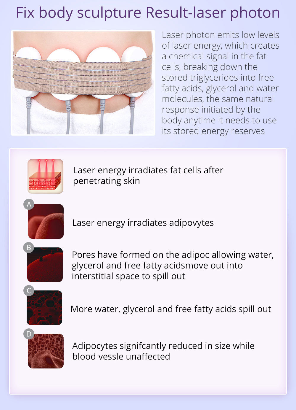 New 6 In 1 Ultrasonic Cavitation Vacuum RF Body Slimming Machine Home Spa Use - Suerbeaty