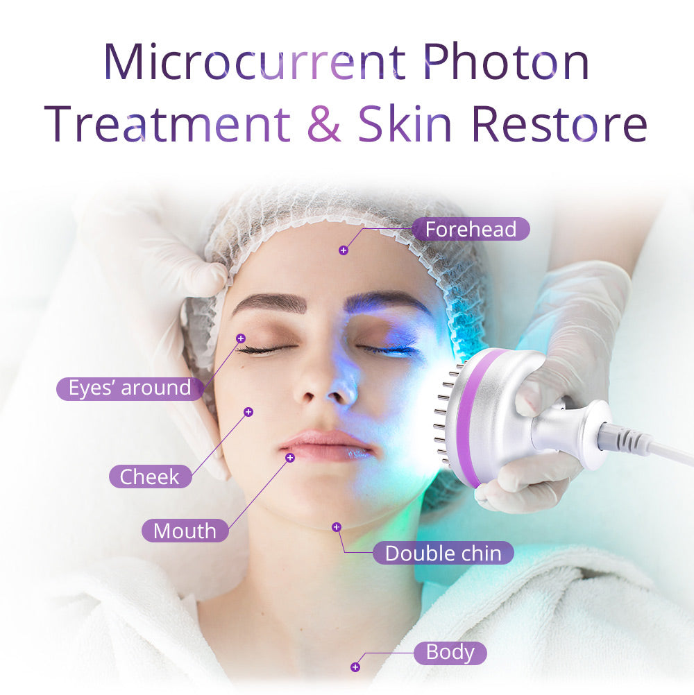 New Ultrasonic 8 In 1 40K Cavitation Body Sculpting Facial Lifting Tightening Spa Machine - Suerbeaty