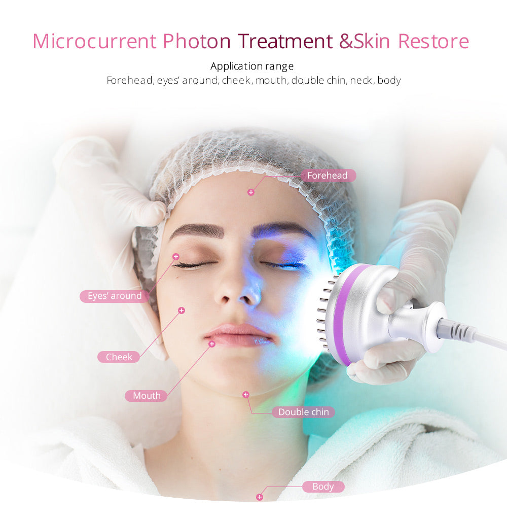 Aristorm 40K Cavitation RF Vacuum BIO Cold&Hot Hammer Body Shaping Skin Lifting Device - Suerbeaty