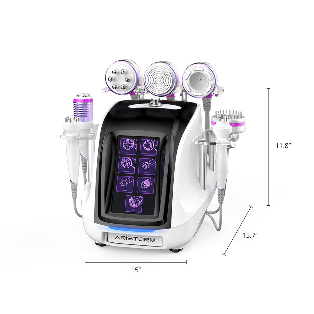 Aristorm 40K Cavitation RF Vacuum BIO Cold&Hot Hammer Body Shaping Skin Lifting Device - Suerbeaty