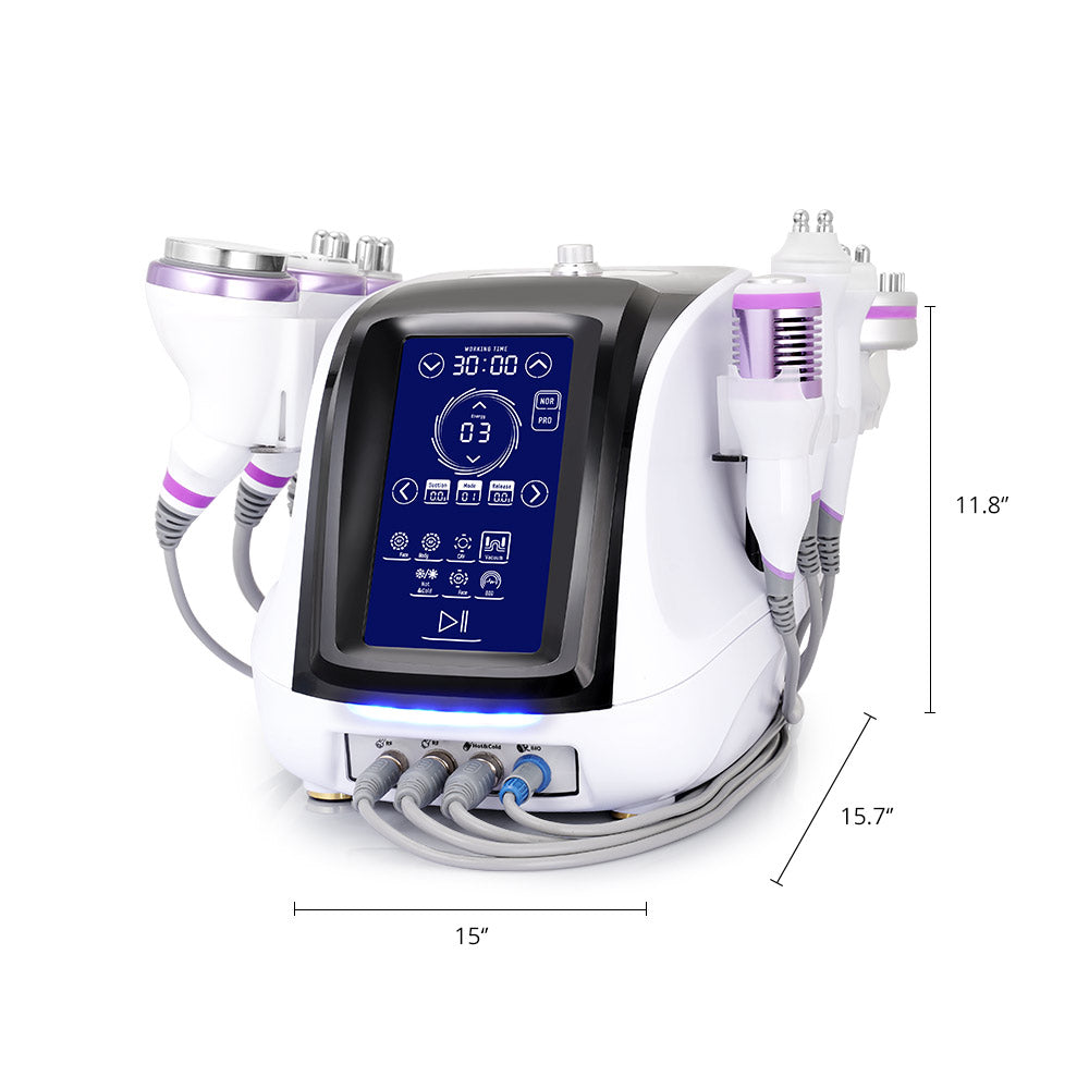 New Ultrasonic 8 In 1 40K Cavitation Body Sculpting Facial Lifting Tightening Spa Machine - Suerbeaty